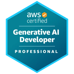 AWS Certified Generative AI Developer – Professional badge