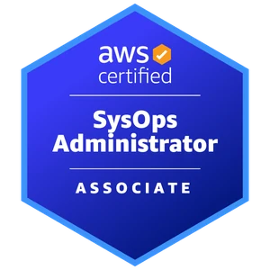 AWS Certified SysOps Administrator – Associate badge